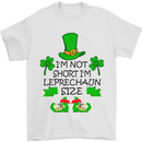 Leprechaun Size Funny St Patricks Day Mens T-Shirt 100% Cotton White