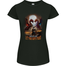 Let You Guys Fight Role Play Games Dragon RPG Womens Petite Cut T-Shirt Black