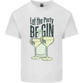 Let the Party be Gin Funny Alcohol Mens Cotton T-Shirt Tee Top White