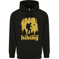 Lets Go Hiking Trekking Camping Outdoors Childrens Kids Hoodie Black