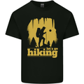 Lets Go Hiking Trekking Camping Outdoors Kids T-Shirt Childrens Black