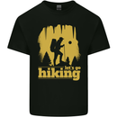 Lets Go Hiking Trekking Camping Outdoors Kids T-Shirt Childrens Black