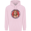 Liberal BBQ Funny 4th July American Independence Mens 80% Cotton Hoodie Light Pink