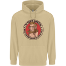 Liberal BBQ Funny 4th July American Independence Mens 80% Cotton Hoodie Sand