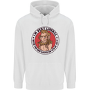 Liberal BBQ Funny 4th July American Independence Mens 80% Cotton Hoodie White