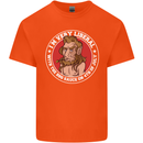 Liberal BBQ Funny 4th of July USA Grill Kids T-Shirt Childrens Orange