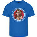 Liberal BBQ Funny 4th of July USA Grill Kids T-Shirt Childrens Royal Blue
