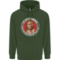 Liberal BBQ Funny 4th of July USA Grill Mens 80% Cotton Hoodie Forest Green