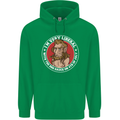 Liberal BBQ Funny 4th of July USA Grill Mens 80% Cotton Hoodie Irish Green