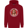 Liberal BBQ Funny 4th of July USA Grill Mens 80% Cotton Hoodie Red