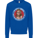 Liberal BBQ Funny 4th of July USA Grill Mens Sweatshirt Jumper Royal Blue
