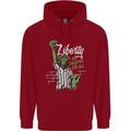 Liberty and Baseball Childrens Kids Hoodie Red