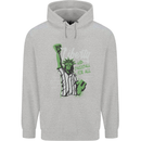 Liberty and Baseball Childrens Kids Hoodie Sports Grey