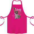 Liberty and Baseball Cotton Apron 100% Organic Pink