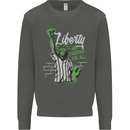 Liberty and Baseball Kids Sweatshirt Jumper Storm Grey