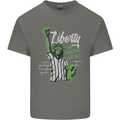 Liberty and Baseball Kids T-Shirt Childrens Charcoal