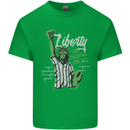 Liberty and Baseball Kids T-Shirt Childrens Irish Green