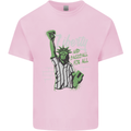 Liberty and Baseball Kids T-Shirt Childrens Light Pink