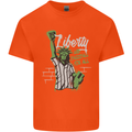 Liberty and Baseball Kids T-Shirt Childrens Orange