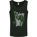 Liberty and Baseball Mens Vest Tank Top Black