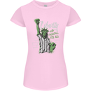 Liberty and Baseball Womens Petite Cut T-Shirt Light Pink