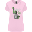 Liberty and Baseball Womens Wider Cut T-Shirt Light Pink
