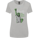 Liberty and Baseball Womens Wider Cut T-Shirt Sports Grey