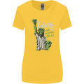 Liberty and Baseball Womens Wider Cut T-Shirt Yellow