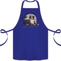 Life Isnt Perfect But My Dog is Cotton Apron 100% Organic Royal Blue