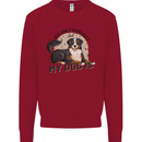 Life Isnt Perfect But My Dog is Kids Sweatshirt Jumper Red
