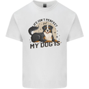 Life Isnt Perfect But My Dog is Kids T-Shirt Childrens White