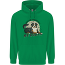 Life Isnt Perfect But My Dog is Mens 80% Cotton Hoodie Irish Green