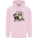 Life Isnt Perfect But My Dog is Mens 80% Cotton Hoodie Light Pink