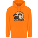 Life Isnt Perfect But My Dog is Mens 80% Cotton Hoodie Orange