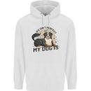 Life Isnt Perfect But My Dog is Mens 80% Cotton Hoodie White