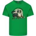 Life Isnt Perfect But My Dog is Mens Cotton T-Shirt Tee Top Irish Green