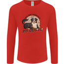 Life Isnt Perfect But My Dog is Mens Long Sleeve T-Shirt Red