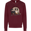 Life Isnt Perfect But My Dog is Mens Sweatshirt Jumper Maroon