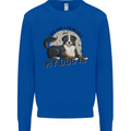 Life Isnt Perfect But My Dog is Mens Sweatshirt Jumper Royal Blue
