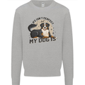 Life Isnt Perfect But My Dog is Mens Sweatshirt Jumper Sports Grey