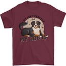 Life Isnt Perfect But My Dog is Mens T-Shirt 100% Cotton Maroon