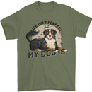Life Isnt Perfect But My Dog is Mens T-Shirt 100% Cotton Military Green