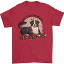 Life Isnt Perfect But My Dog is Mens T-Shirt 100% Cotton Red