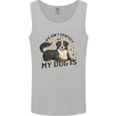Life Isnt Perfect But My Dog is Mens Vest Tank Top Sports Grey