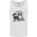 Life Isnt Perfect But My Dog is Mens Vest Tank Top White