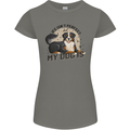 Life Isnt Perfect But My Dog is Womens Petite Cut T-Shirt Charcoal