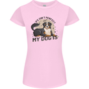 Life Isnt Perfect But My Dog is Womens Petite Cut T-Shirt Light Pink