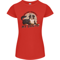 Life Isnt Perfect But My Dog is Womens Petite Cut T-Shirt Red