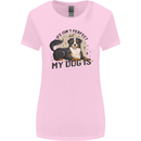 Life Isnt Perfect But My Dog is Womens Wider Cut T-Shirt Light Pink