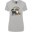 Life Isnt Perfect But My Dog is Womens Wider Cut T-Shirt Sports Grey